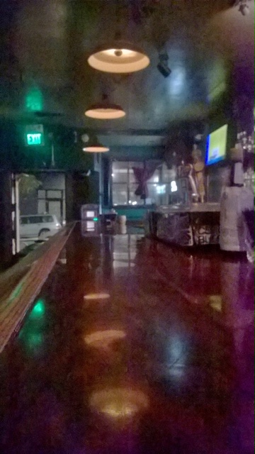 Photograph of an empty bar.